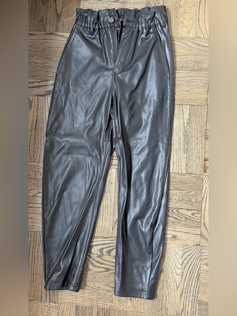 Women’s Black Faux Leather Pants